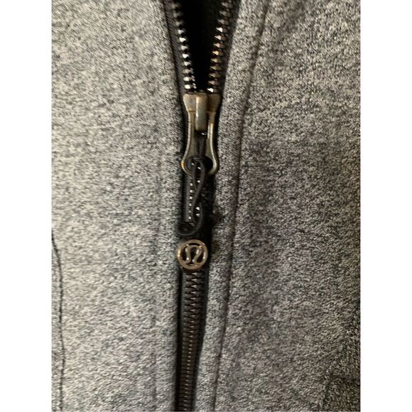 Lululemon Scuba hoodie sweatshirt full zip gray women's size 6 - Picture 3 of 6